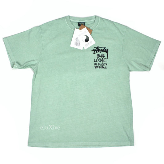 Stussy x Our Legacy - Surfman Logo T-Shirt (Mint Green)