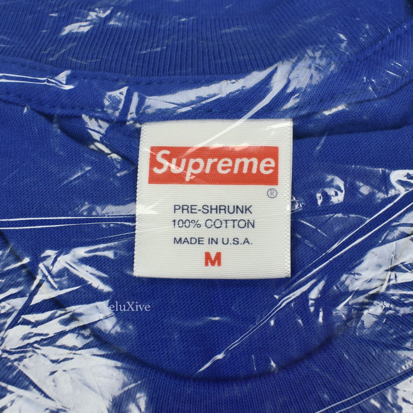 Supreme x Thrasher - Skyline Logo T-Shirt (Royal Blue)