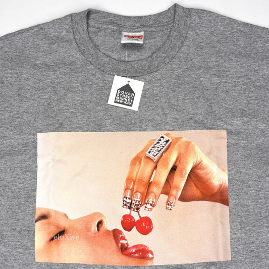 Supreme - Cherries Logo T-Shirt (Gray)