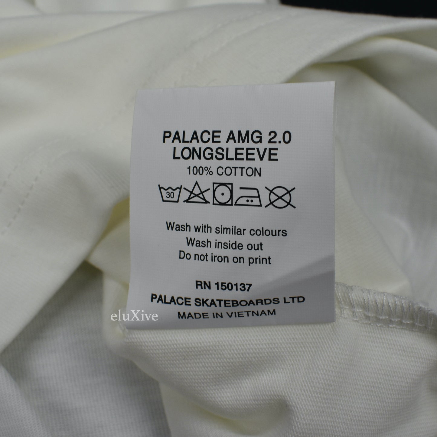 Palace - AMG 2.0 Logo L/S T-Shirt (White)