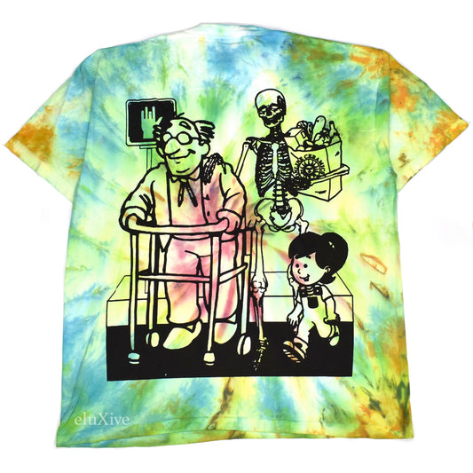 Online Ceramics - We Don't Stop Dancing Tie-Dye T-Shirt