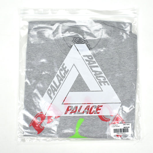 Palace - Fruity Strawberry Logo Print T-Shirt (Gray)