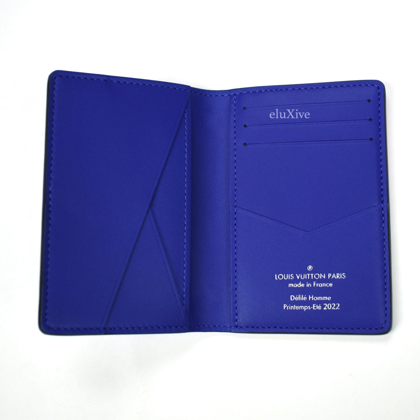 Louis Vuitton - Taurillon Leather Illusion Pocket Organizer (Blue