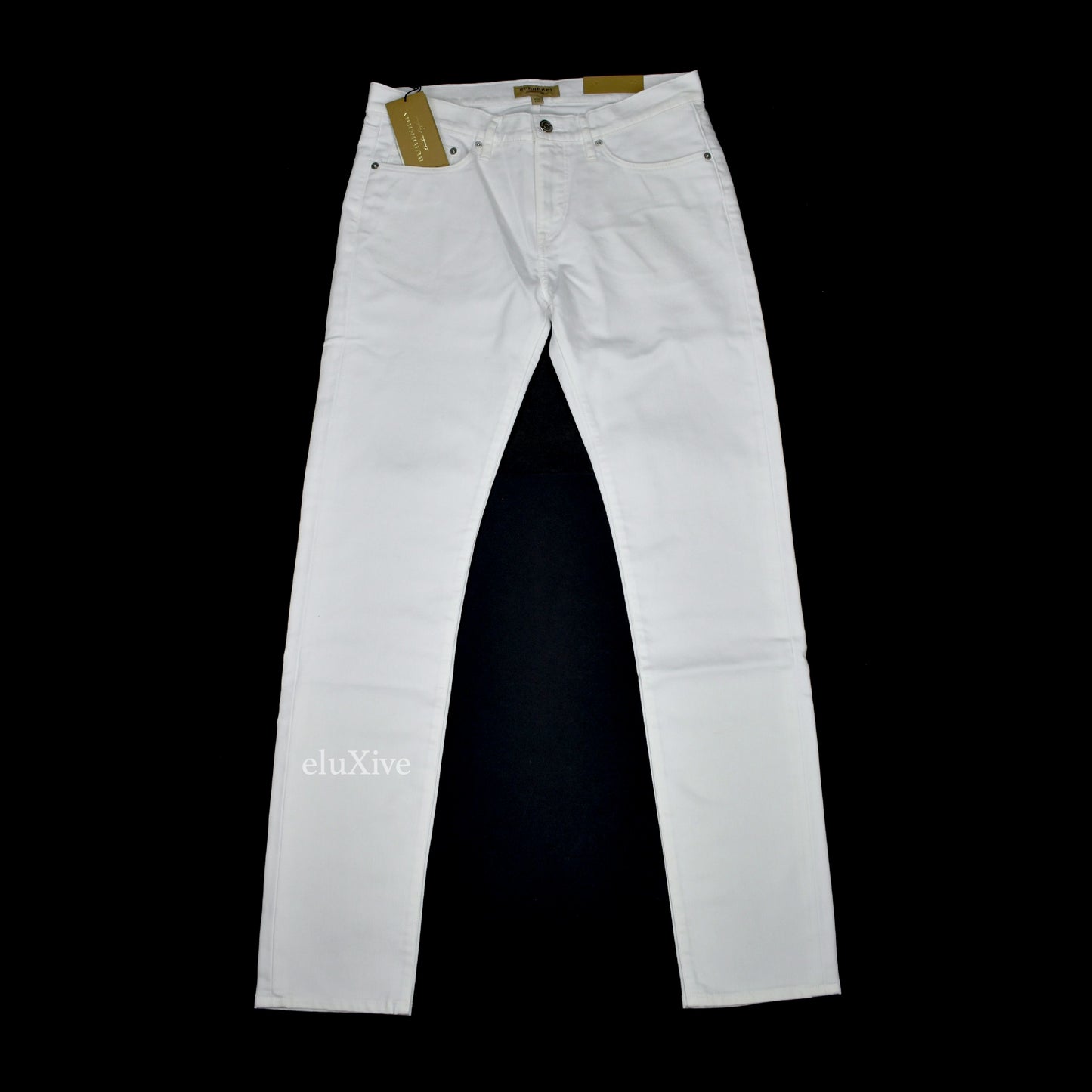 Burberry - White Slim Fit Denim Jeans