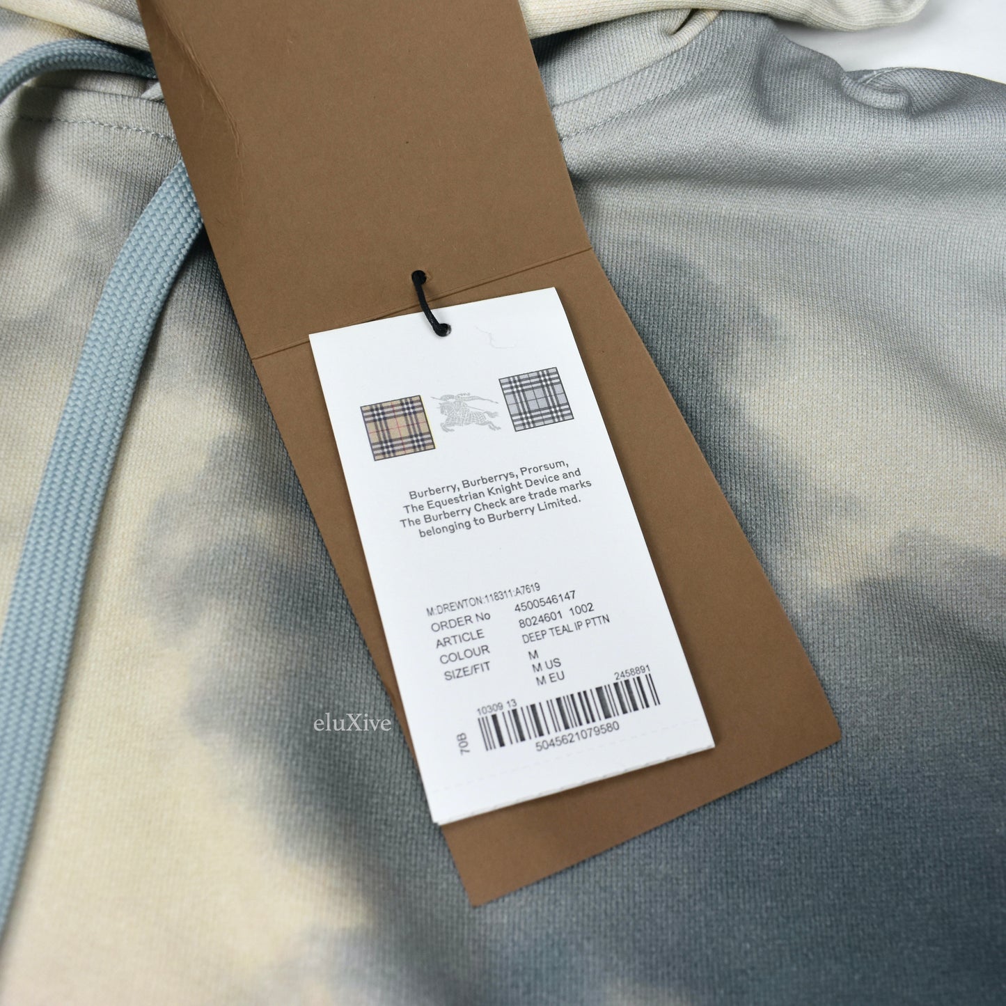 Burberry - Wave Print Sea Tape Hoodie