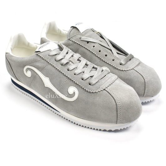 Undercover - Gray Suede 'Cortez' Sneakers