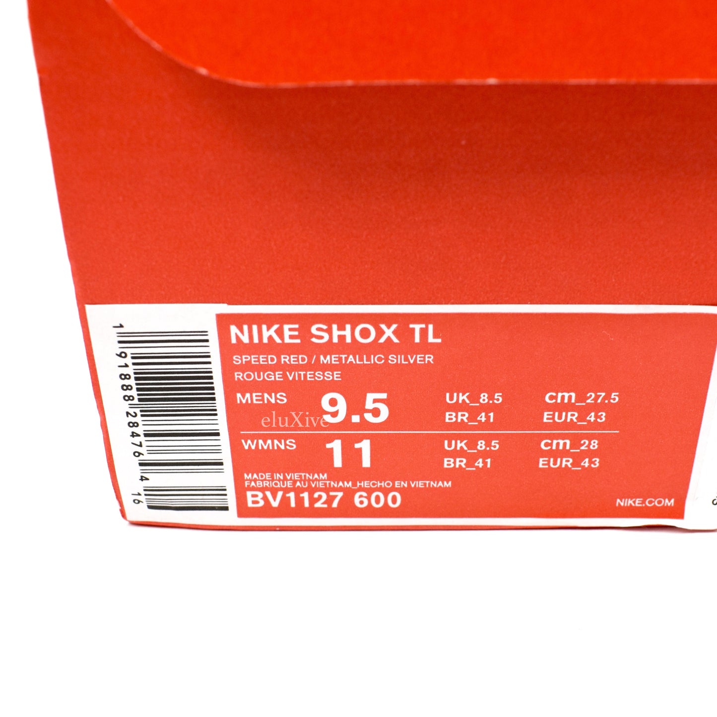 Nike - Shox TL (Speed Red / Metallic Silver)