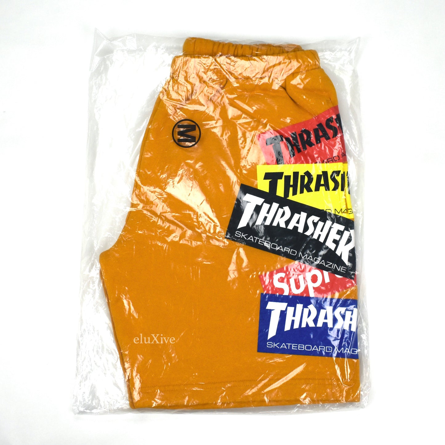 Supreme x Thrasher - Multi Logo Sweatshorts (Gold)