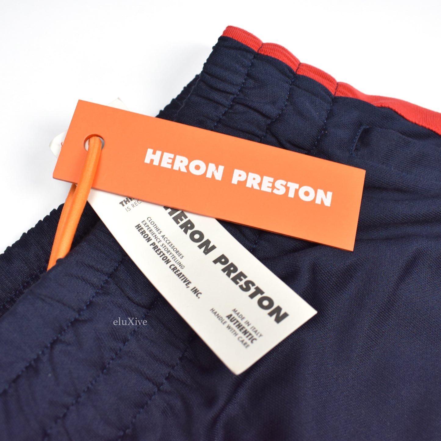 Heron Preston - Navy Russian 'STYLE' Logo Track Pants