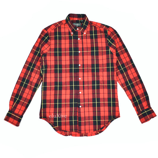 Gitman Vintage - Red/Black Plaid Flannel Shirt