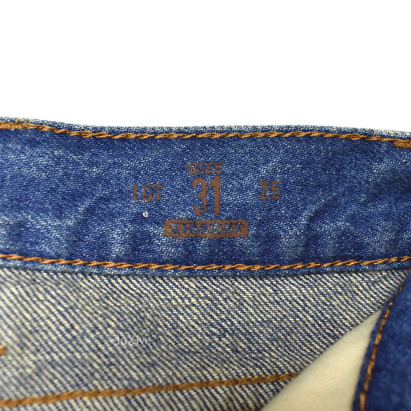 Gucci - Web Stripe Logo Jeans (Faded Blue)