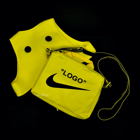 Nike x Off-White - Neon Yellow "LOGO" Shoulder Bag / Harness