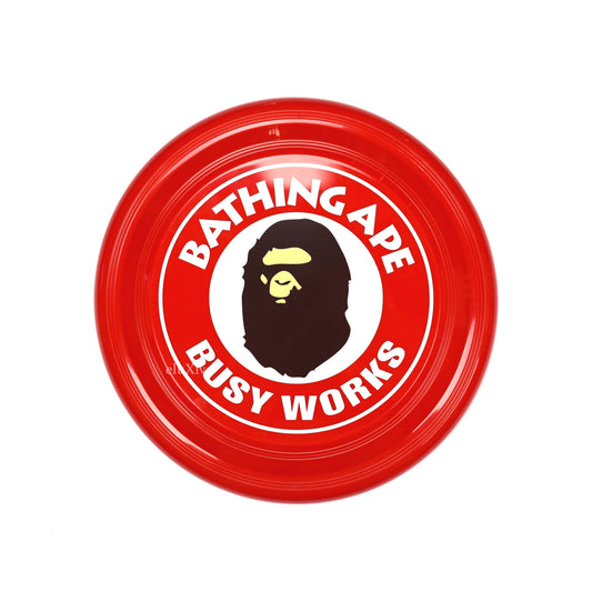 Bape - Busy Works Logo Frisbee (Red)