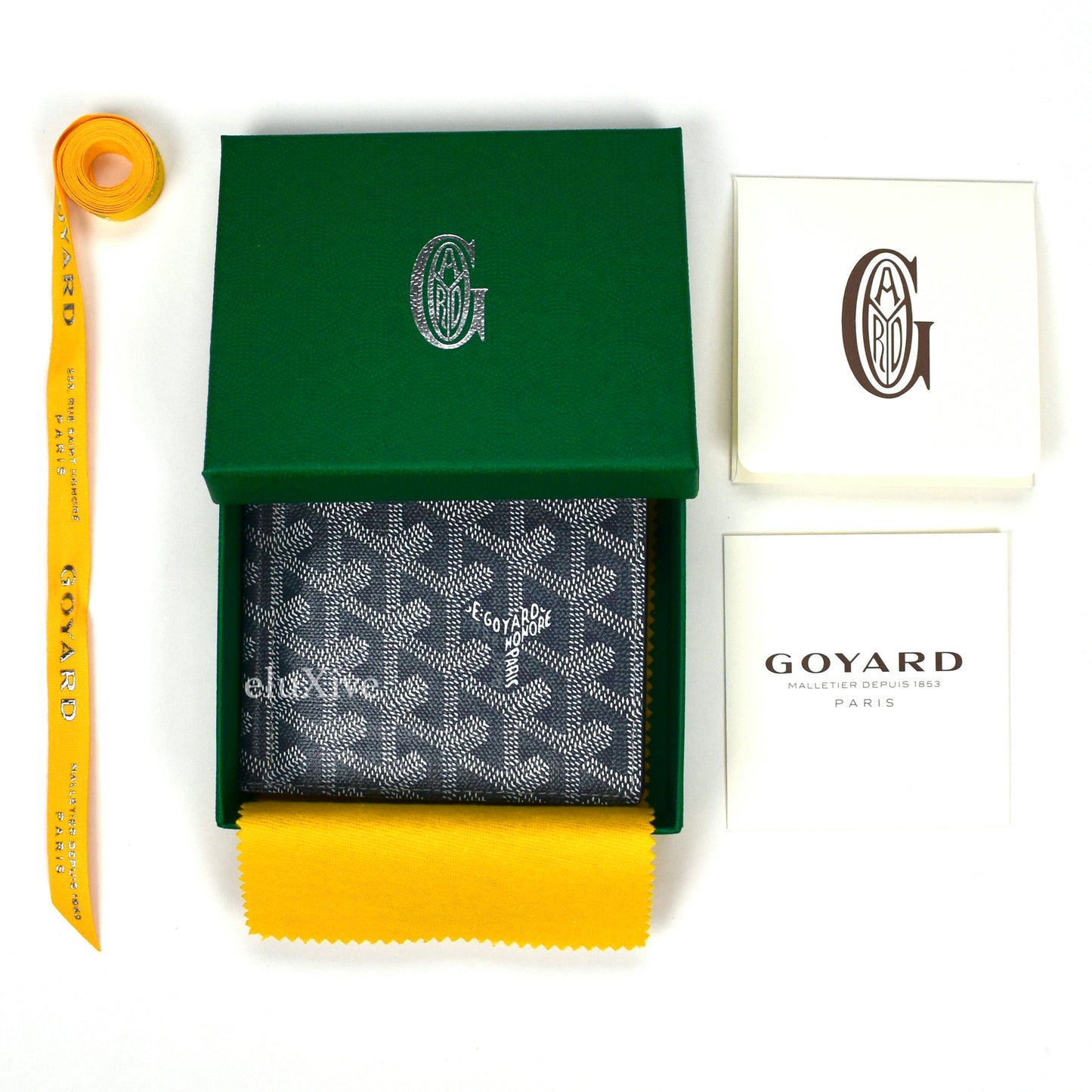 Goyard Mens Card Holders, Green