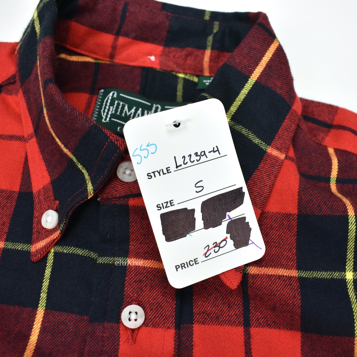 Gitman Vintage - Red/Black Plaid Flannel Shirt