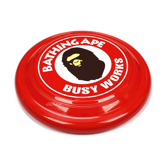 Bape - Busy Works Logo Frisbee (Red)