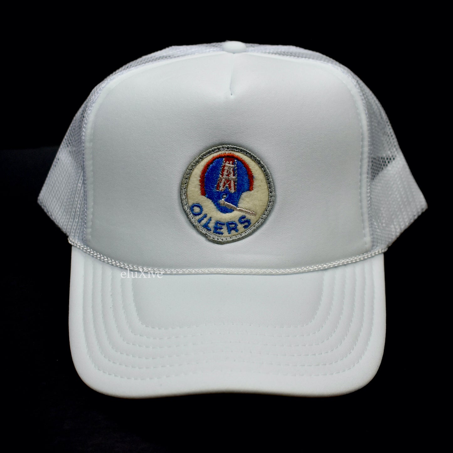 Retro - Houston Oilers 90s Vintage Patch Trucker Hat