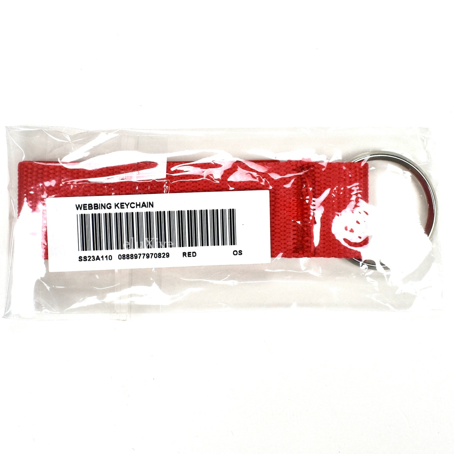 Supreme - Box Logo Webbing Keychain (Red)