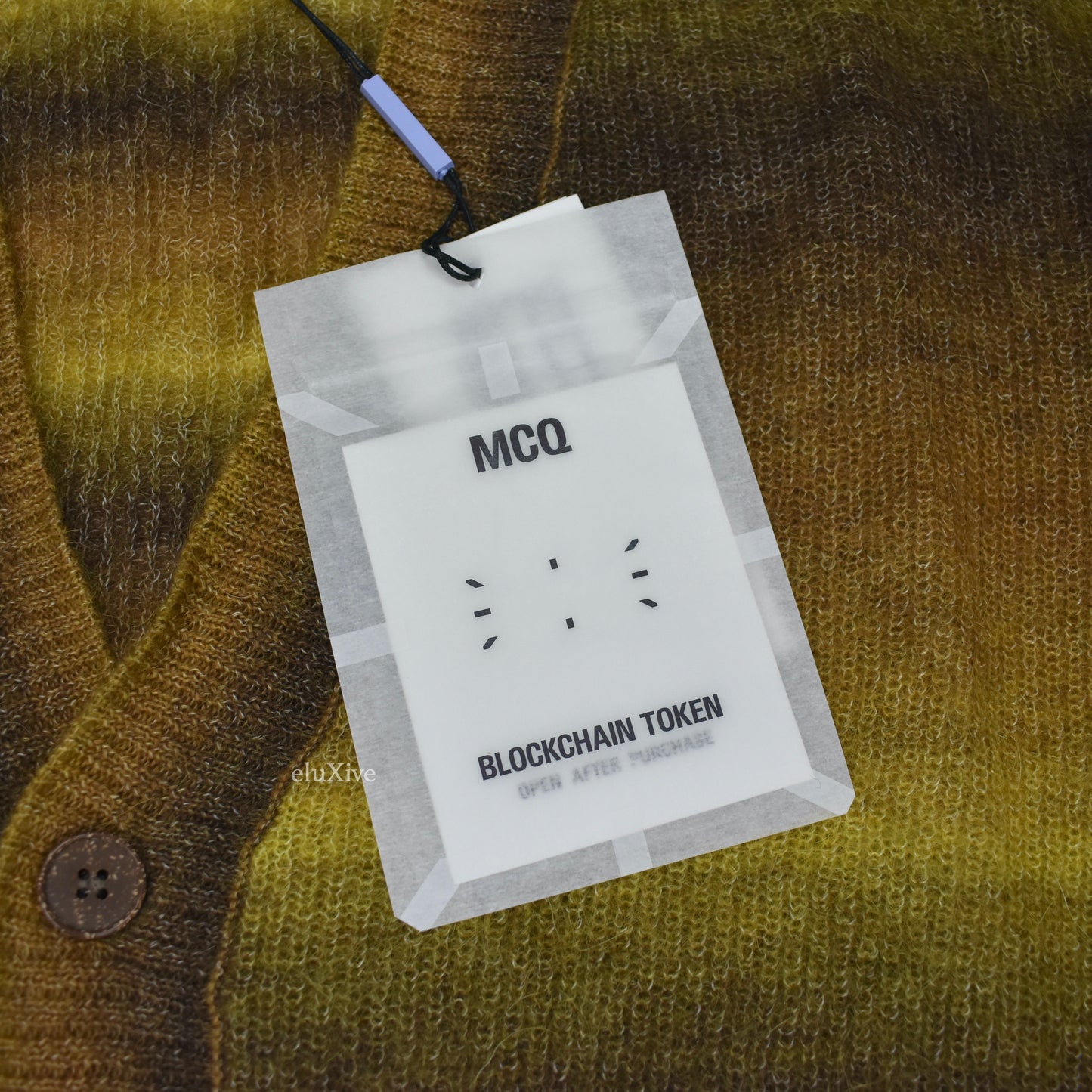 Alexander McQueen - McQ Brown Oversized Mohair Cardigan