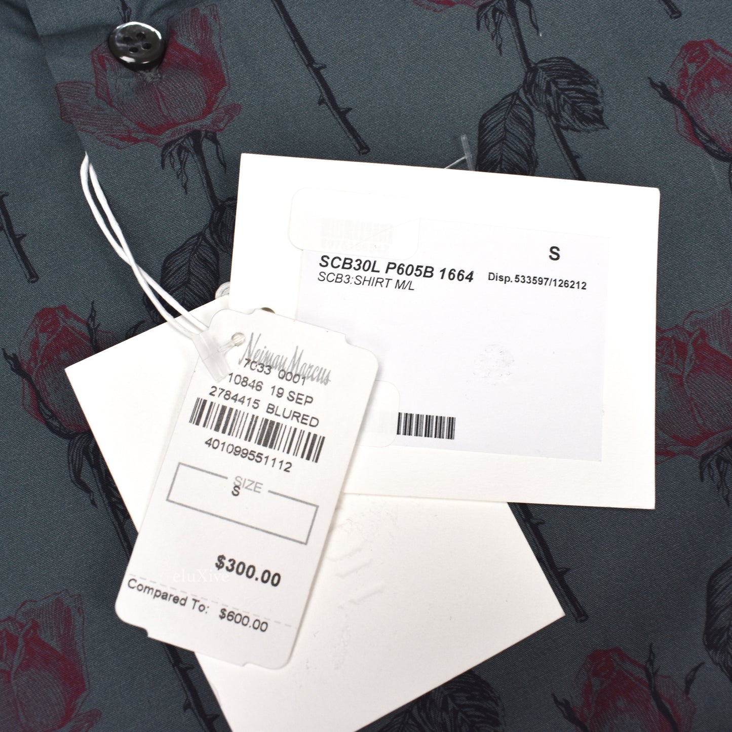 Brioni - Rose Print Button Down Shirt