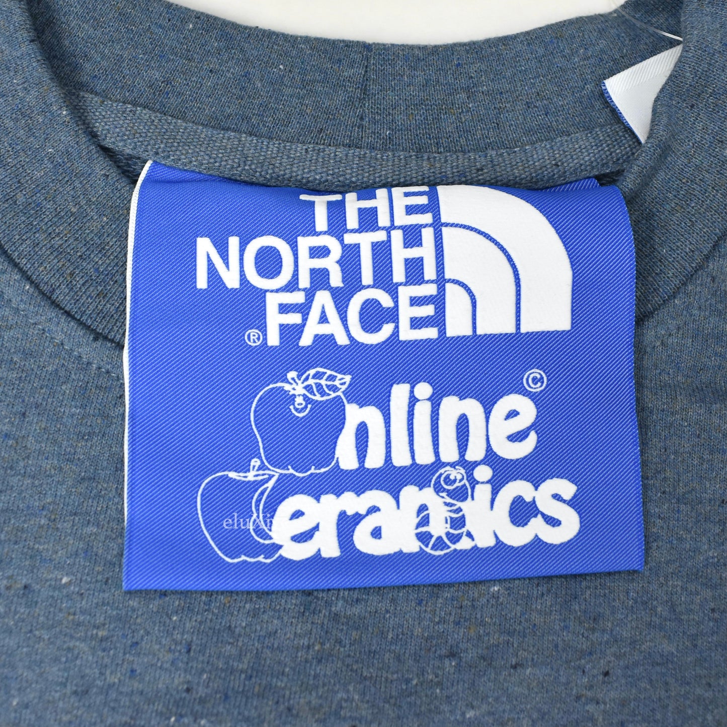 Online Ceramics x The North Face - Blue Turtle Logo Crewneck Sweatshirt