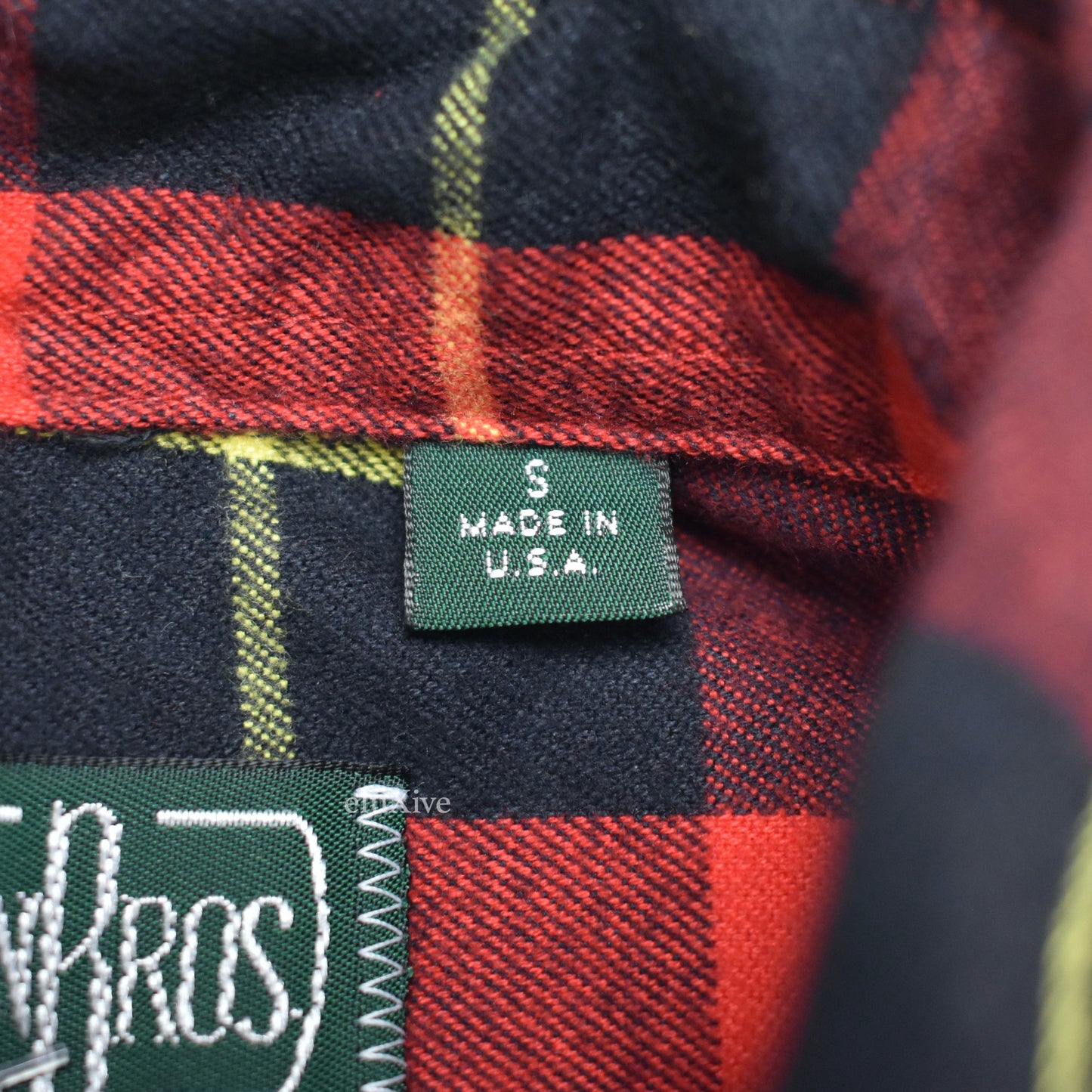 Gitman Vintage - Red/Black Plaid Flannel Shirt