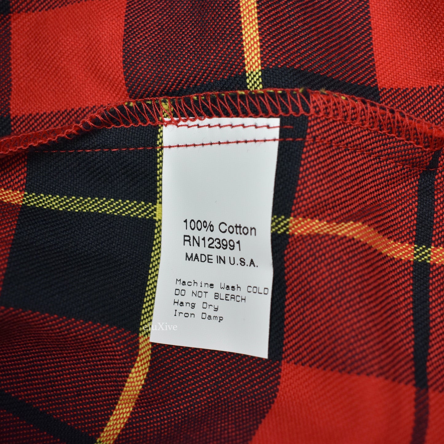 Gitman Vintage - Red/Black Plaid Flannel Shirt