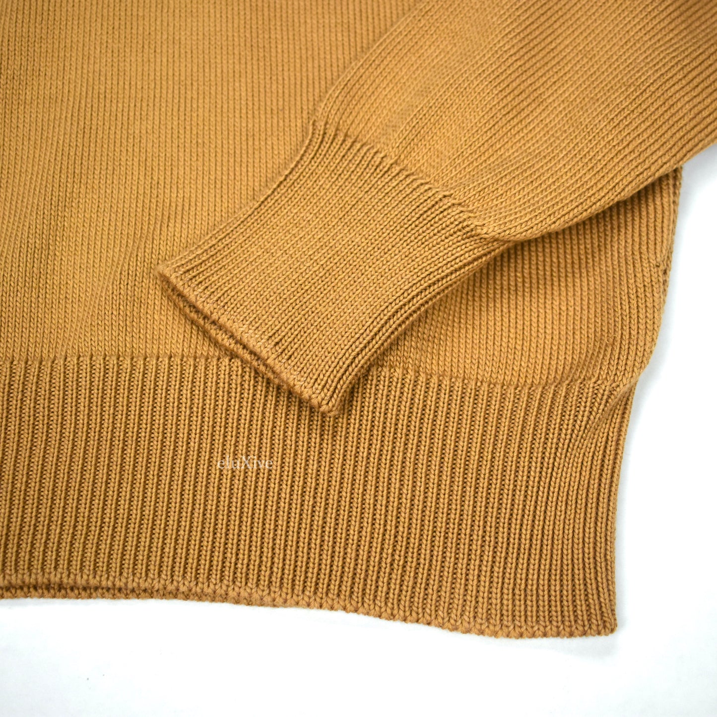 Tom Ford - Tan Cotton & Silk V-Neck Sweater