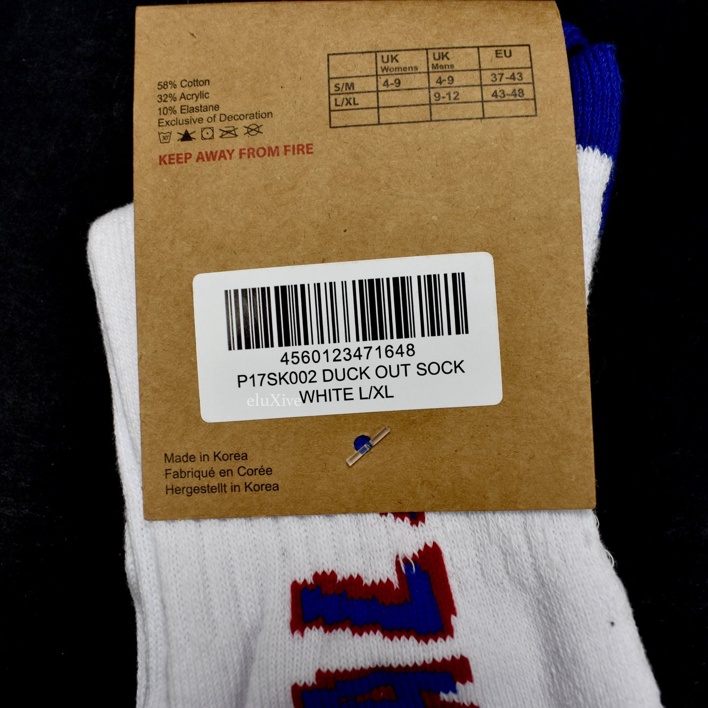 Palace - Duck Out P-Logo Socks (White)