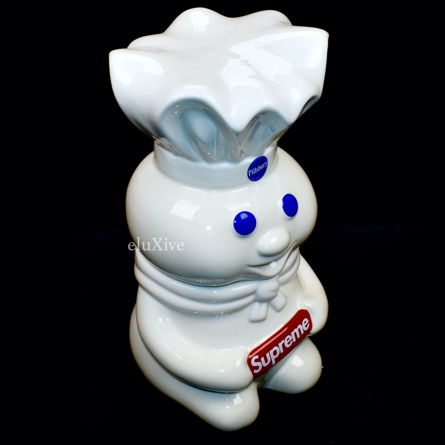 Supreme x Pillsbury - Box Logo Doughboy Ceramic Cookie Jar – eluXive