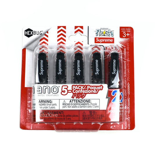 Supreme - Black Box Logo Hexbug Nano Flash (5-Pack)