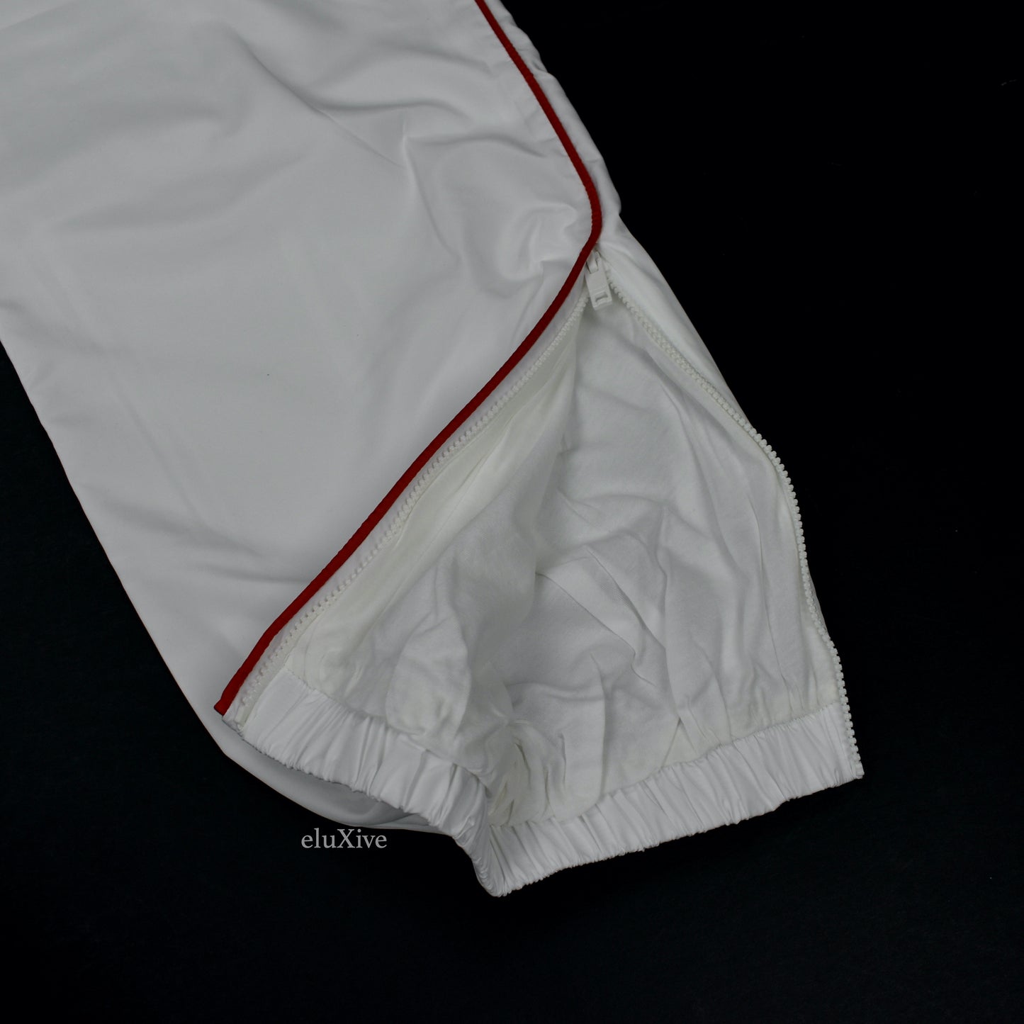 Burberry - White Red Piping Track Pants