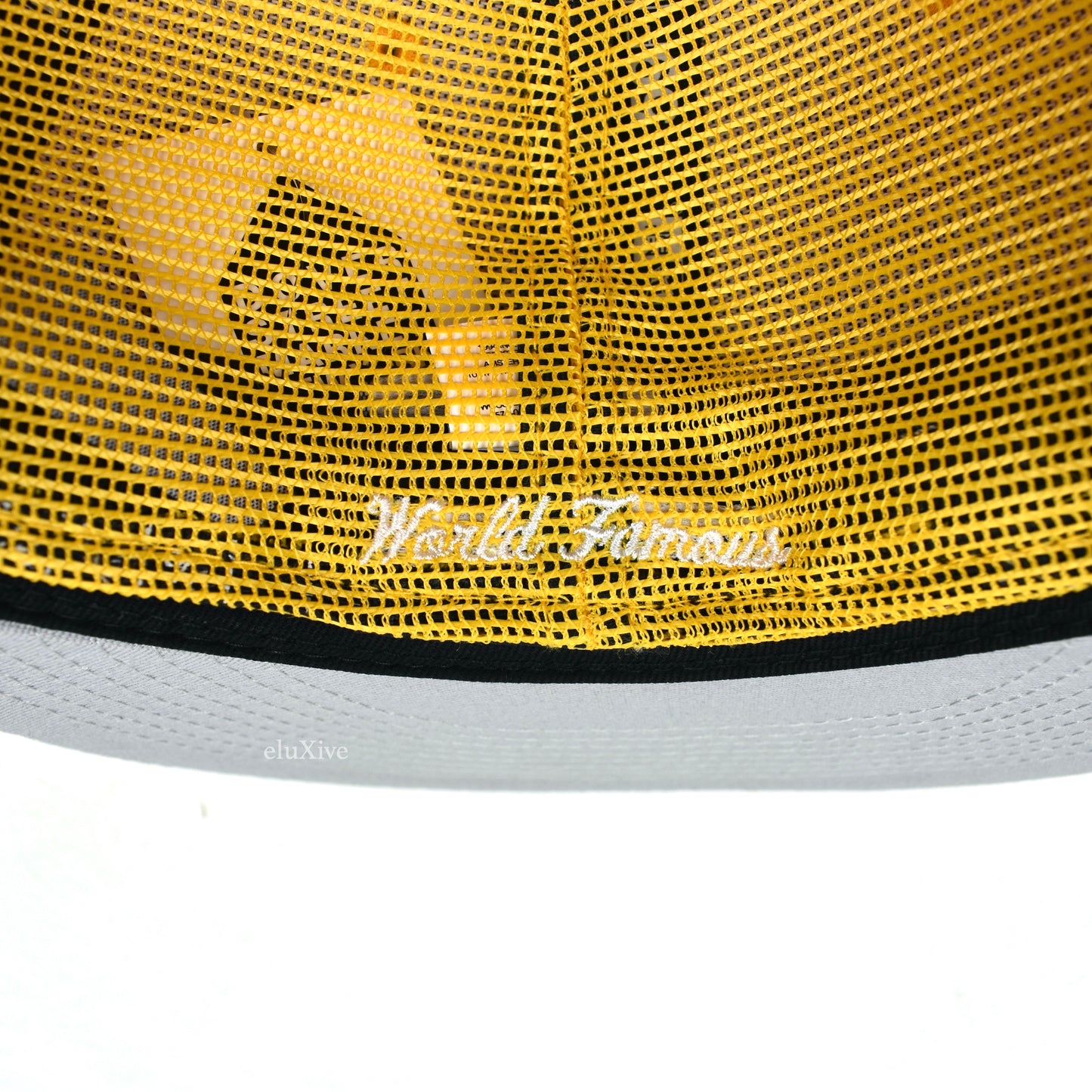 Supreme x New Era Yellow Box Logo Mesh Back Hat