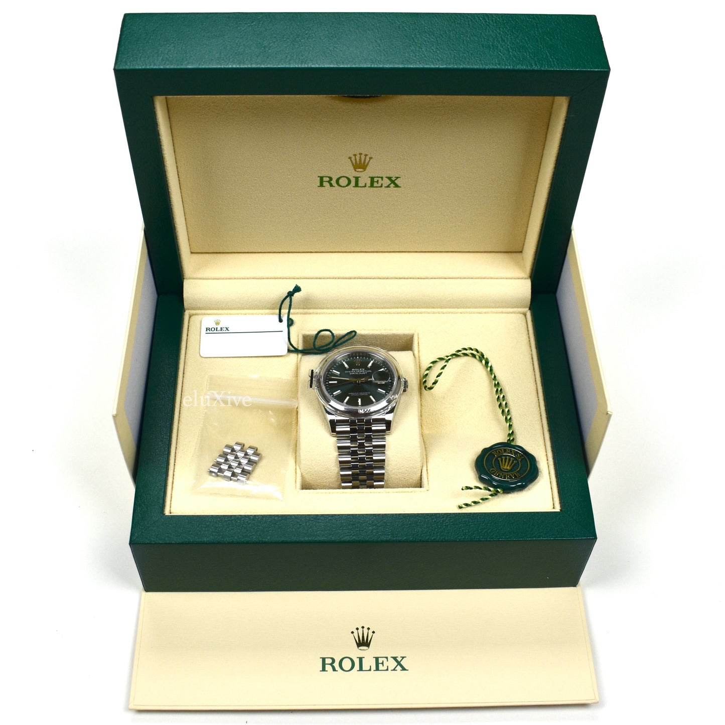 Rolex - Datejust 36 Mint Green Dial Watch, B&P (126200)