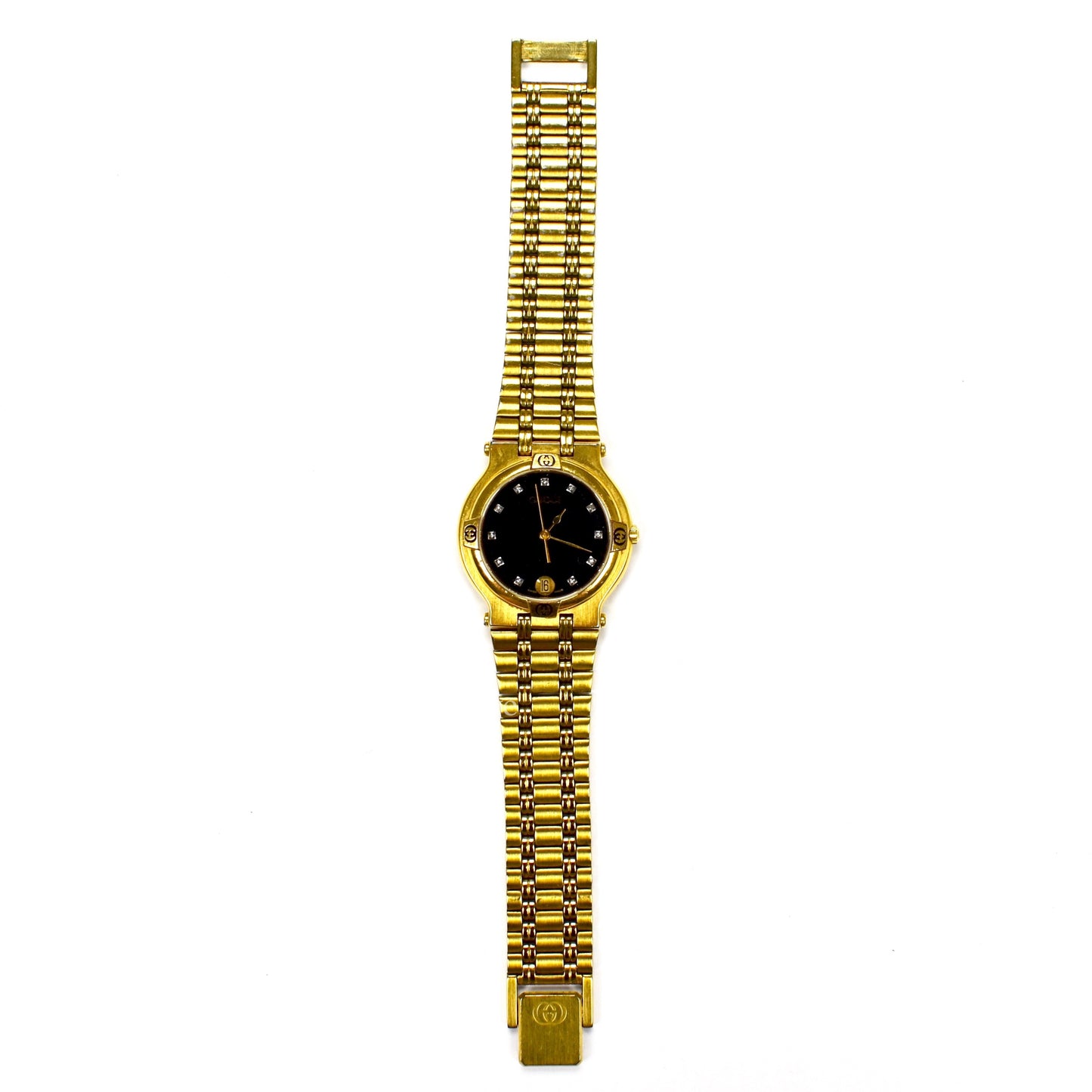 Gucci - 9200M Gold / Diamond Dial Watch