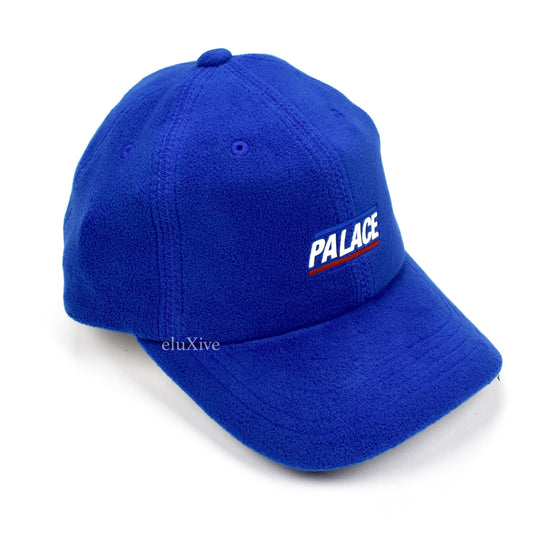 Palace - Fleece Line Logo Hat (Blue)