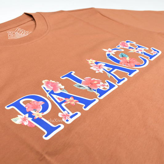 Palace - Thanks A Bunch Hawaiian Logo T-Shirt (Caramel)
