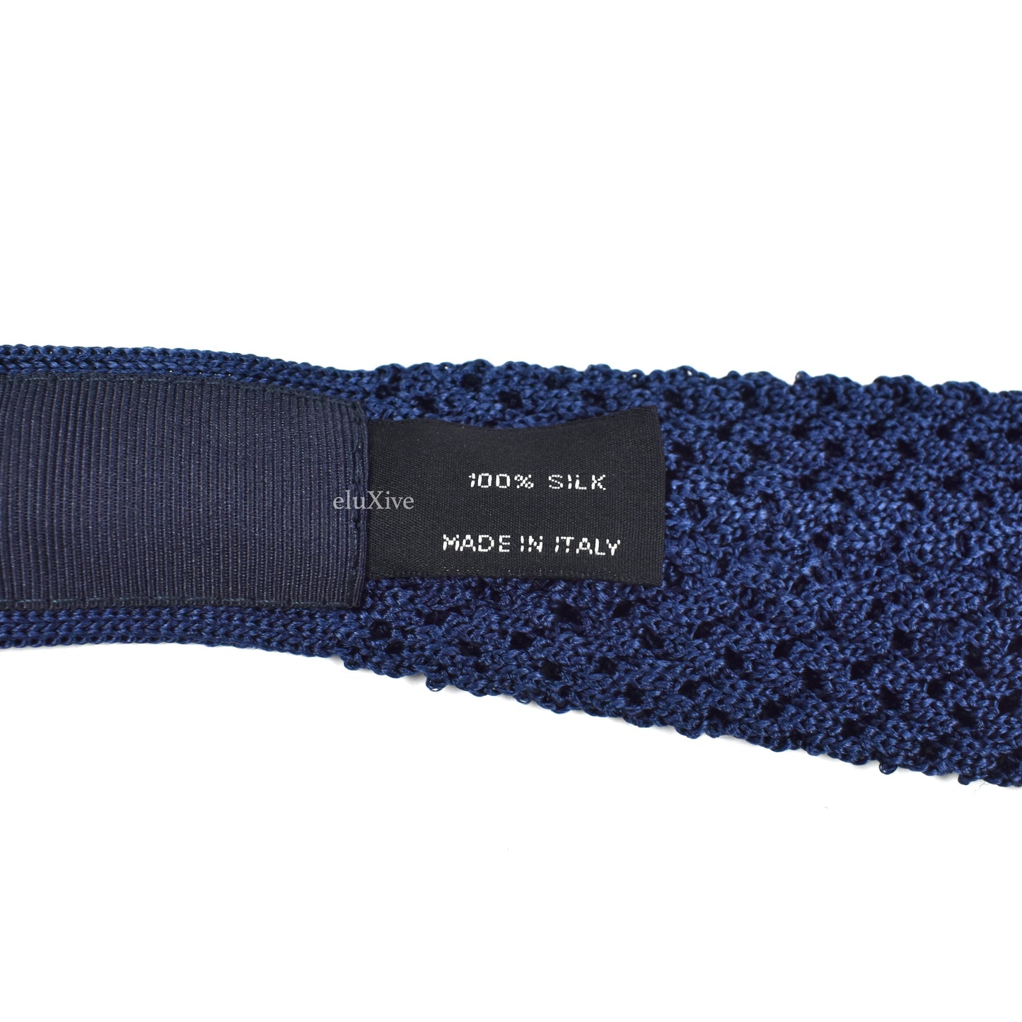 Tom Ford - Navy Blue Heavy Silk Knit Tie