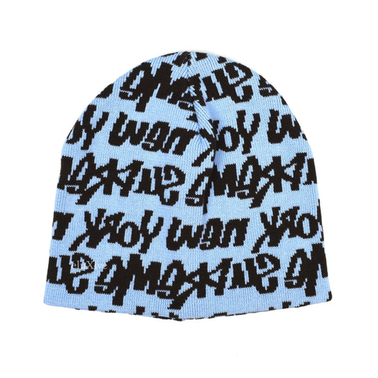 Supreme - Fat Tip 'LV' Logo Jacquard Beanie (Blue)