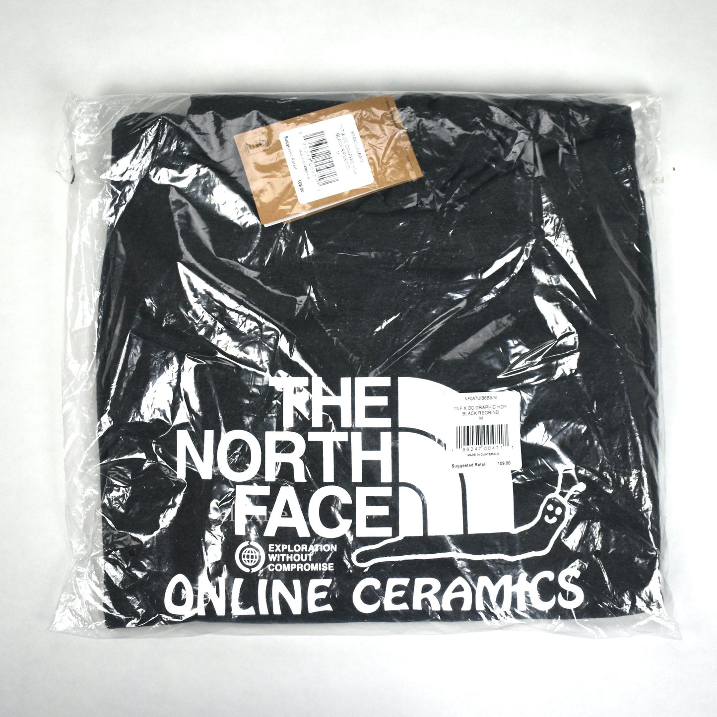 Online Ceramics x The North Face - Gray Snail Logo Hoodie