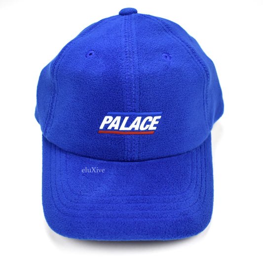 Palace - Fleece Line Logo Hat (Blue)