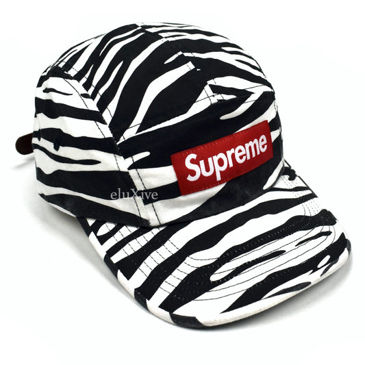 Supreme - Zebra Box Logo Washed Twill Hat