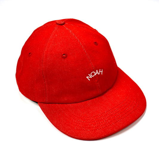 Noah - Red Denim Rose Logo Hat