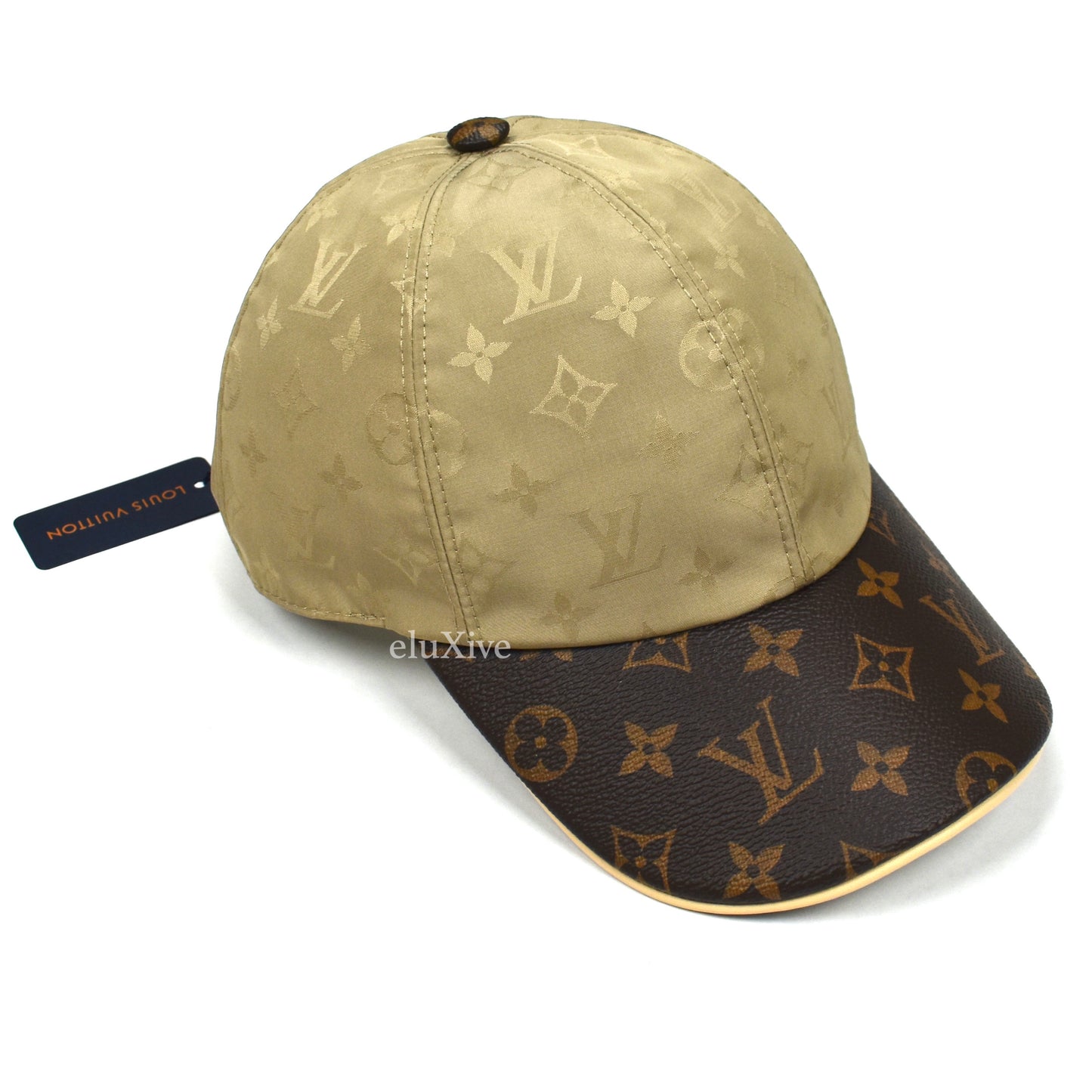 Louis Vuitton - Beige LV Monogram Nylon Get Ready Hat