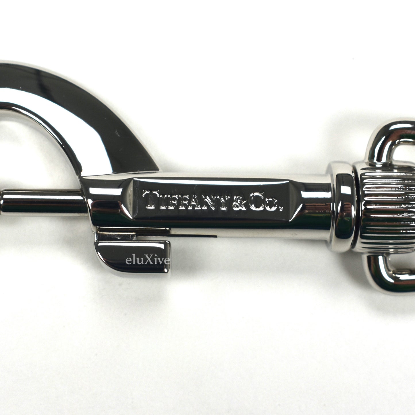 Supreme x Tiffany - Silver Box Logo Oval Keychain
