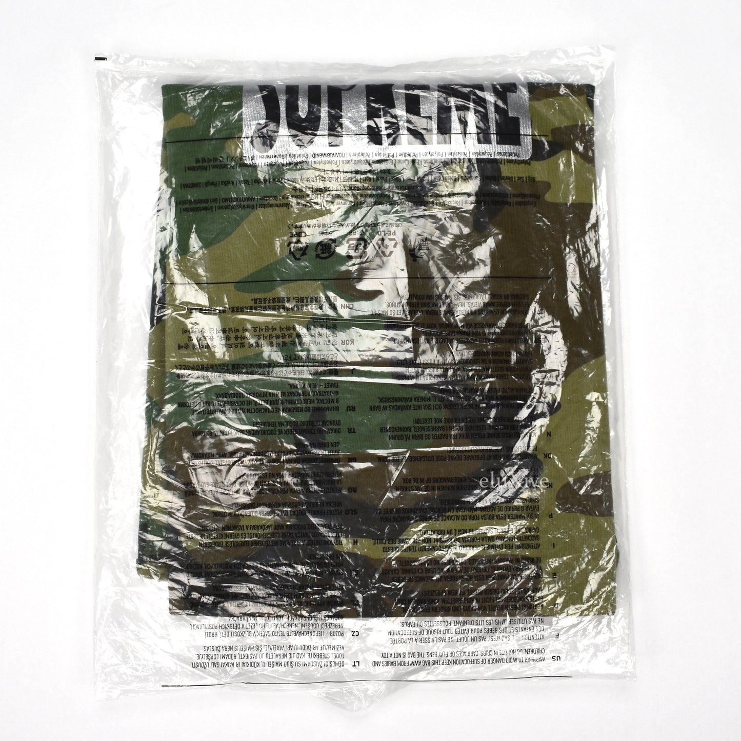 Supreme - Who The Fuck Logo T-Shirt (Camo)