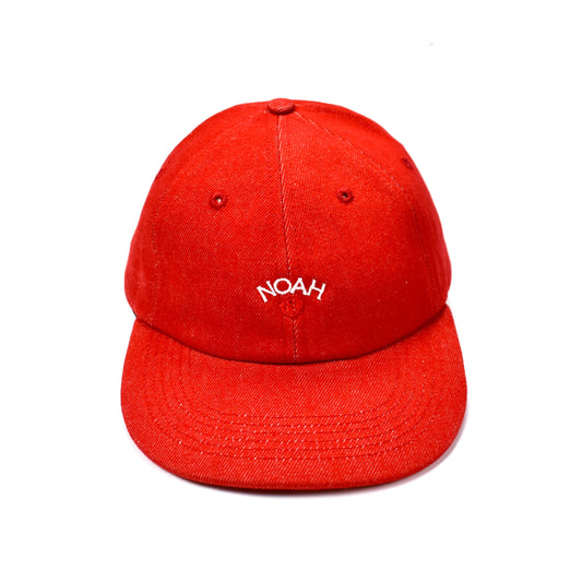 Noah - Red Denim Rose Logo Hat