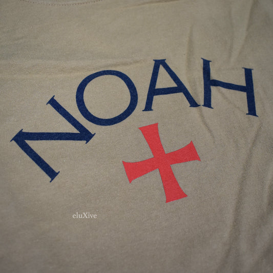 Noah - Sand Tan Core Logo T-Shirt