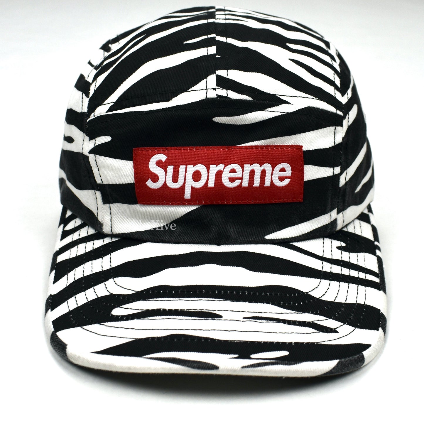 Supreme - Zebra Box Logo Washed Twill Hat