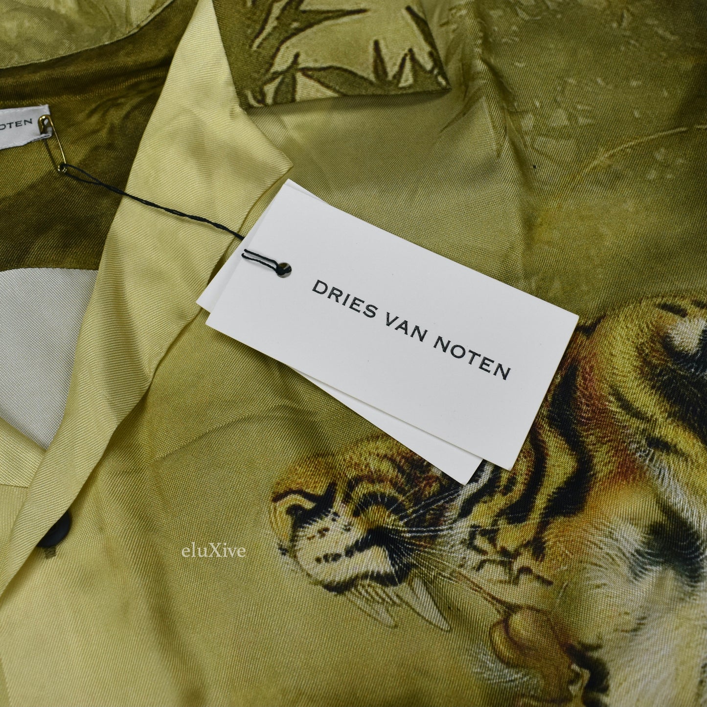 Dries Van Noten - Tiger Print Viscose Club Shirt